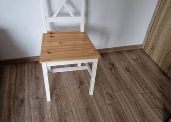 krzesło do kuchni i jadalni drewniane białe