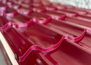 Blachodachówka KORA 0.5 Połysk Czerwona