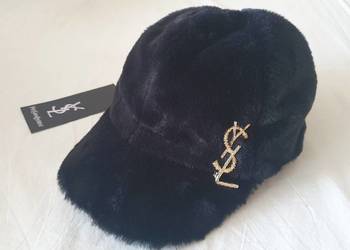 NOWA czapka z daszkiem Yves Saint Laurent kaszkiet YSL