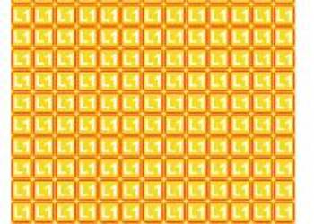 Naklejka na rozdzielnice faza L1 żółta 234 szt 13 mm kwadratowa