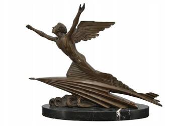 Figura z Brązu Styl Prezent - The Aviator - Rzeźba - Prezent Dla Pilota