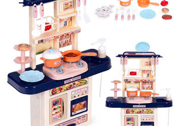 Kuchnia dla dzieci dźwięki LED zlew 10 akcesoriów