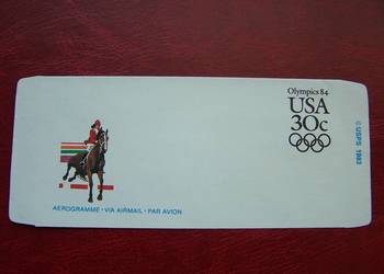USA Aerogram Olimpiada Los Angeles 84