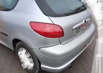 Peugeot 206  zderzak GT  tył oryg, przedni lift, grill lampa prawa
