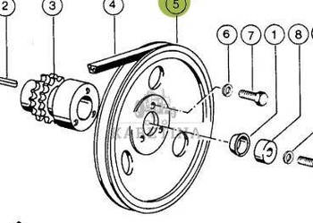 Claas Dominator 96 Koło Pasowe Napędu Bębna 0006031343 00 0603 134 3