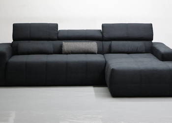 TBK DESIGN narożnik regulowane zagłówki rogówka sofa kanapa tkanina salon