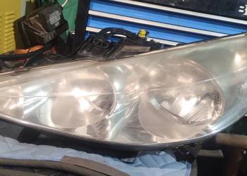 Lewy i prawy reflektor lampa przód peugeot 207