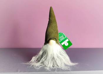 Skrzat świąteczny Krasnal Gnom Mikołaj - ozdoba na święta, pod choinkę