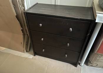 Ikea Drewniana komoda z 3 szufladami, odbiór osobisty Warszawa