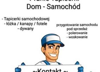 Pranie tapicerki samochodowej domowej  polerka woskowanie malowanie felg