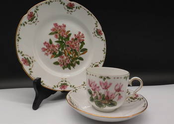 Zestaw śniadaniowy trio z kolekcji Alpine Flower firmy Franklin Mint