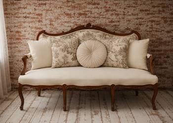 Stylowa sofa ludwikowska, retro,vintage