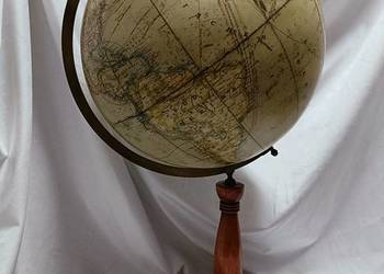 Zabytkowy globus Lipsia-Erdglobus z Pracowni Paul Räth z Lipska