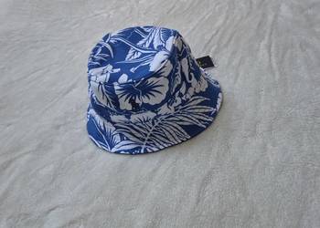 Nowy kapelusz bawełniany niebiesko-biały bucket Ralph Lauren rozmiar L/XL