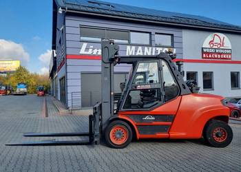 Gazowy wózek widłowy Linde H80T-01/1100 Pozycjoner wideł
