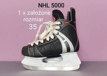 Raz założone łyżwy NHL hokejowe - rozmiar 35 - 22,5 cm [#80]