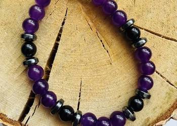 Bransoletka damska z kamieni naturalnych