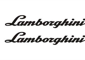 2szt naklejki LAMBORGHINI 65cm na trakror ciągnik