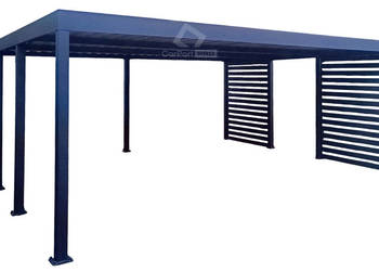 CarPort PREMIUM - wiata samochodowa 6x5 dodatkowa zabudowa CP127