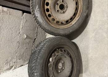 Sprzedam stalówki Volkswagen Audi Seat VW 5x112 z oponami Goodyear vector 4