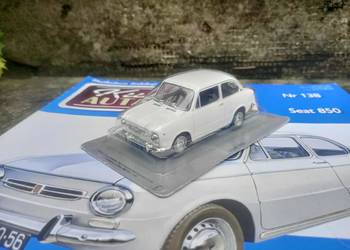 SEAT 850 fiat deagostini kultowe auta PRL model deagostini 1:43 KaP
