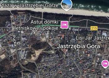 Działka Jastrzębia Góra budowlana Mieszkaniowo usługowa 1100m²