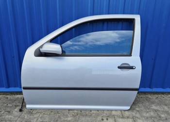 DRZWI PRZÓD LEWY VW GOLF IV ( 4 ) LB7Z SREBRNE 3D HB 3-Y DRZWI HATCHBACK