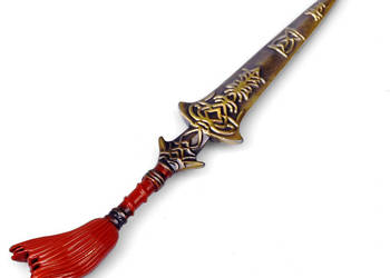 Włócznia Partisan | 20 cm | Metal | Brelok | Elden Ring