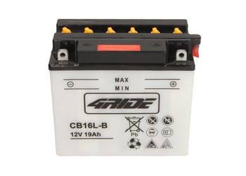 Akumulator motocyklowy 4 RIDE CB16L-B 12V 19Ah 240A (Kwasowy, Prawy+)