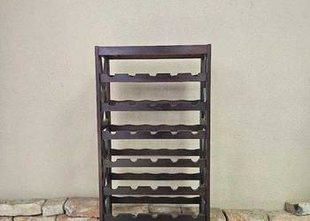 Regał na wino drewniany 125 cm - do domu, restauracji, baru