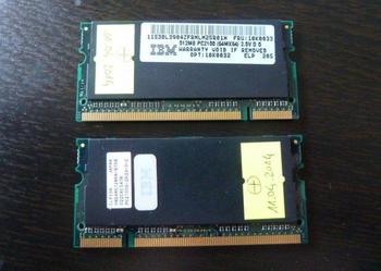 Pamięć RAM SODIMM DDR dedykowana 1GB do laptopów IBM - Lenovo