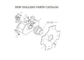 New Holland 545D, 445C, 445D katalog części