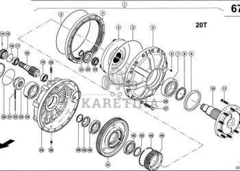 Claas Lexion 580 PRZEKŁADNIA PLANETARNA 0006699992 (Napęd jezdny; zwolnica…