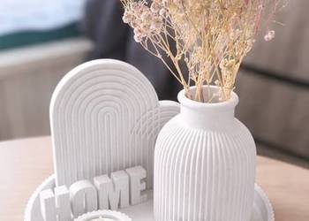 Zestaw Home taca wazon świeczniki dekoracja stołu druk 3D