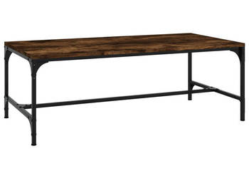 Stolik kawowy przydymiony dąb 100x50x35 cm WM-819389