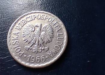 Stare monety 1 złoty 1966 Polska / 1