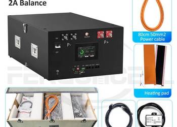 Magazyn energii 17kwh bms jk 19v maty grzewcze ,gasnica