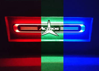 Mercedes Actros Lustro LED  na tylną ścianę, nad łóżko MB01-RGB