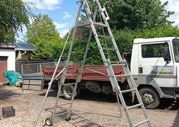 Drabina Aluminiowa Podest roboczy Rusztowanie 230 cm