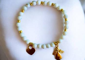 Bransoletka Komunijna  z Howlitem