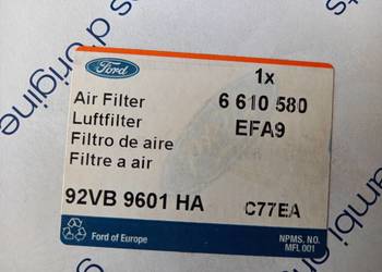 6610580 EFA 9 Filtr powietrza Transit 2.5 D,2.5 TD,2.0 DOHC