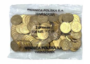 2 grosze 2007 MW  Kolekcjonerski woreczek menniczy