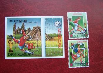 Korea 1985 CTO Mi. 2700/03 Sport Piłka nożna MŚ Mexico 86