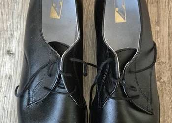 Buty skórzane Gdynia GAT.1 44/45 29cm Skóra pantofle polskie czarne wojskow