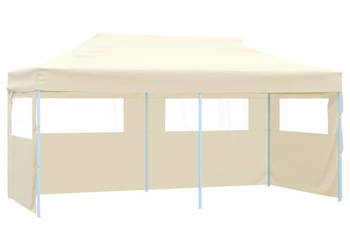 Kremowy namiot imprezowy rozkładany 3 x 6 m WM-41582