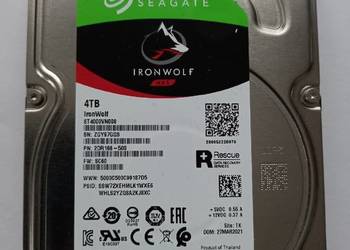 Dysk Seagate IronWolf 4TB NAS ST4000VN008 SATA III 3,5"