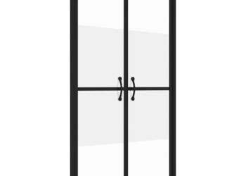 vidaXL Drzwi prysznicowe, szkło częściowo mrożone, ESG(SKU:150835)