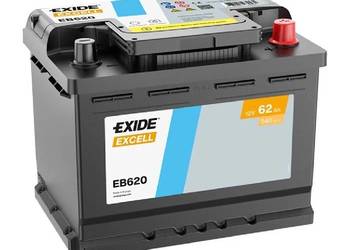 Akumulator 62Ah 540A EN Exide Excell P+