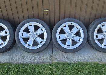 Alufelgi 17 Audi 5x112 ET56 opony letnie 2023r.
