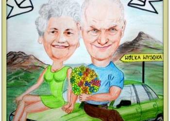 Karykatura portret ze zdjęcia wykonany ręcznie Super PROMOCJA